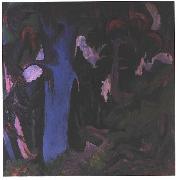 Ernst Ludwig Kirchner The blue tree oil painting reproduction
